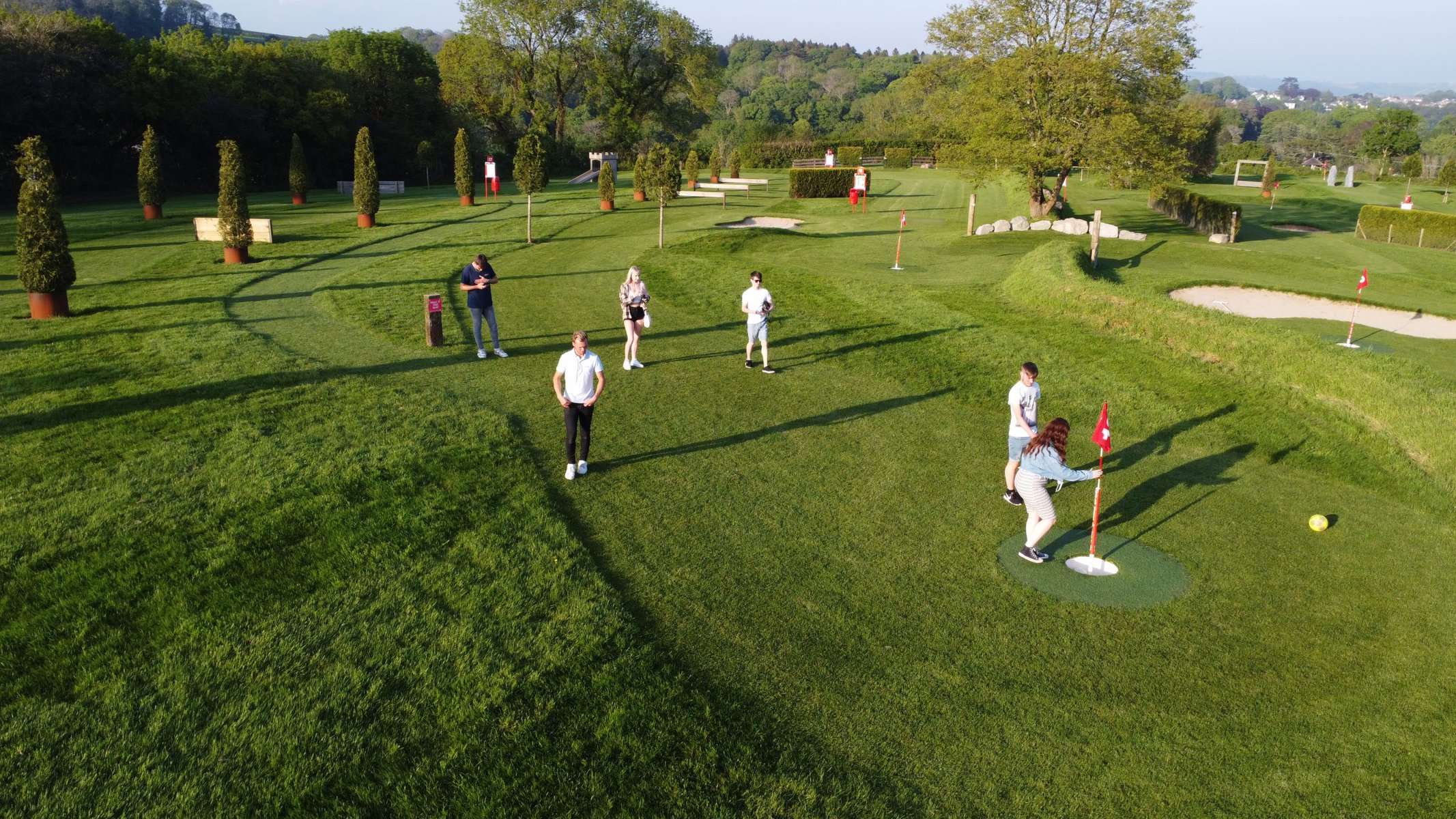 Ball Lifting -Cornwall Football Golf - Cornwall's best all round family attraction