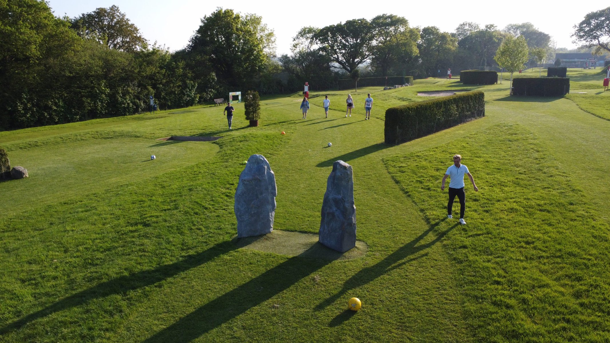Outdoor Fun - Playing FootballGolf at Cornwall Football Golf Park
