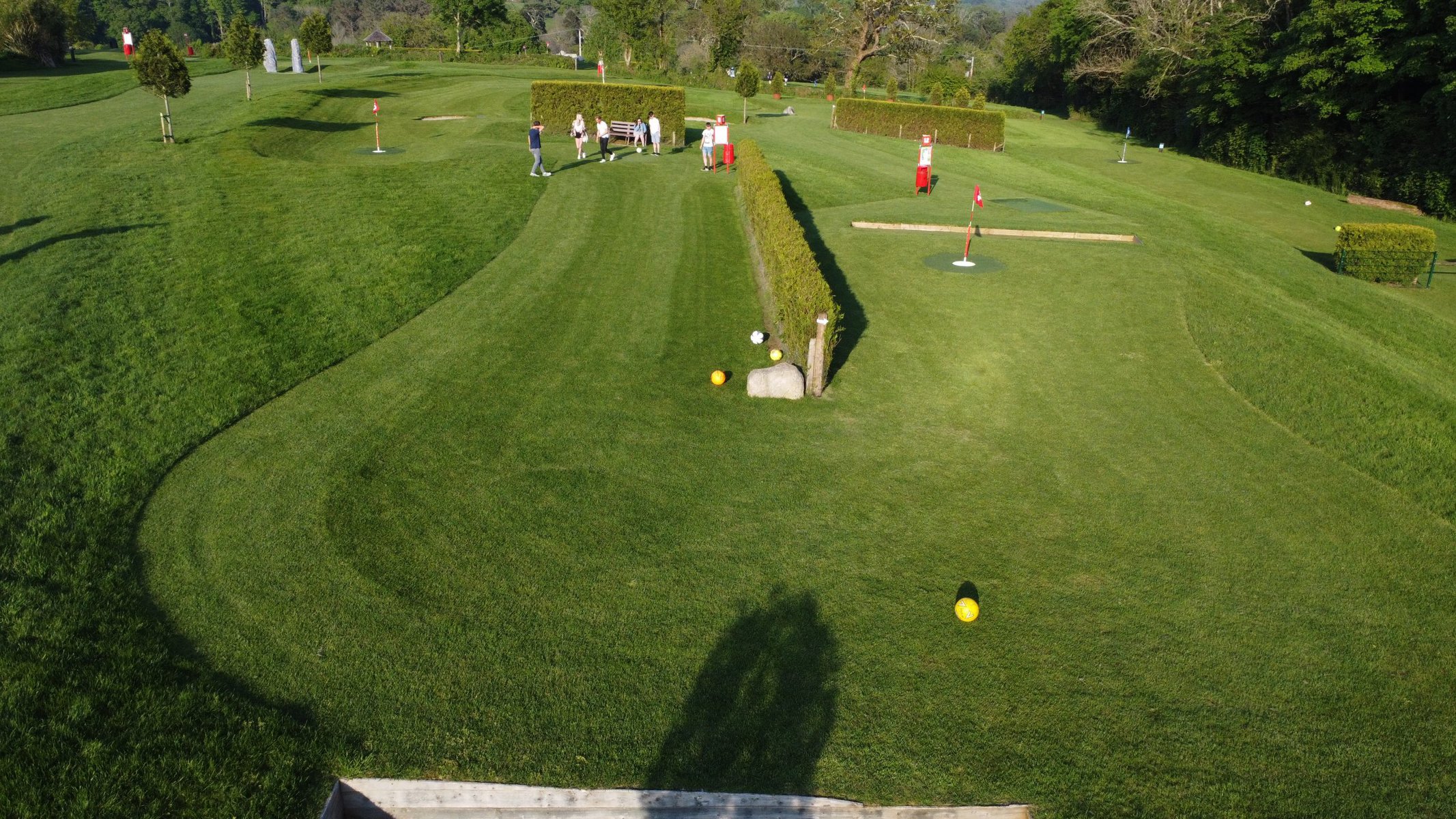 Playing Football Golf at Cornwall Football Golf