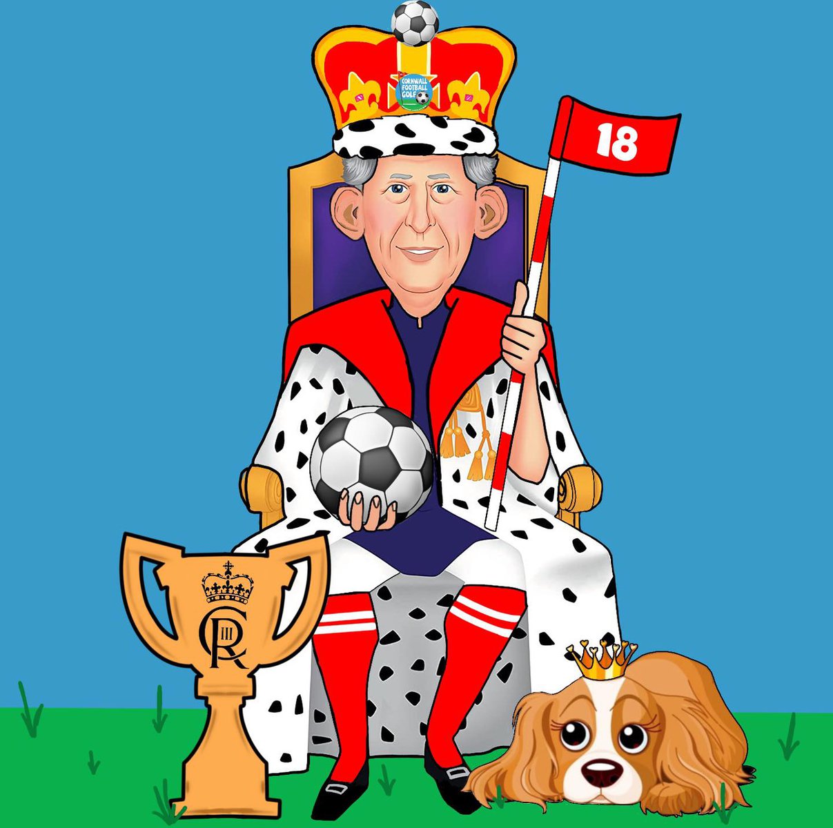 We know what King Charles would rather be doing - FootballGolf