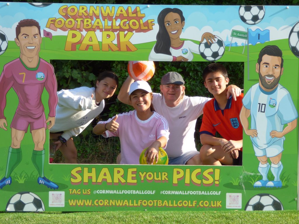 Family Fun at Cornwall FootballGolf