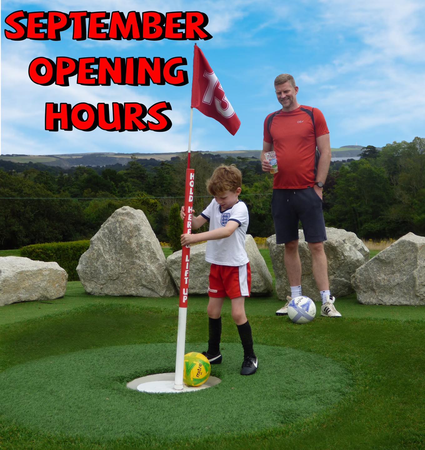 Cornwall Footballgolf September opening hours