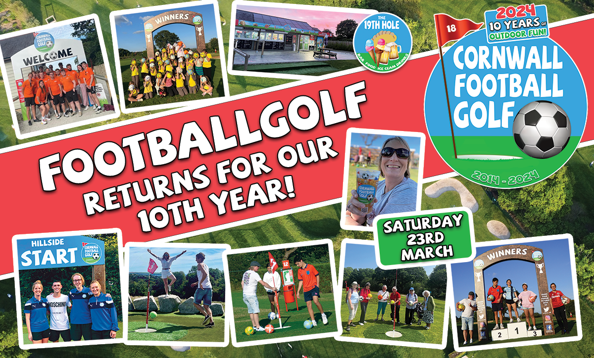 Cornwall FootballGolf Returns for our 10th Year