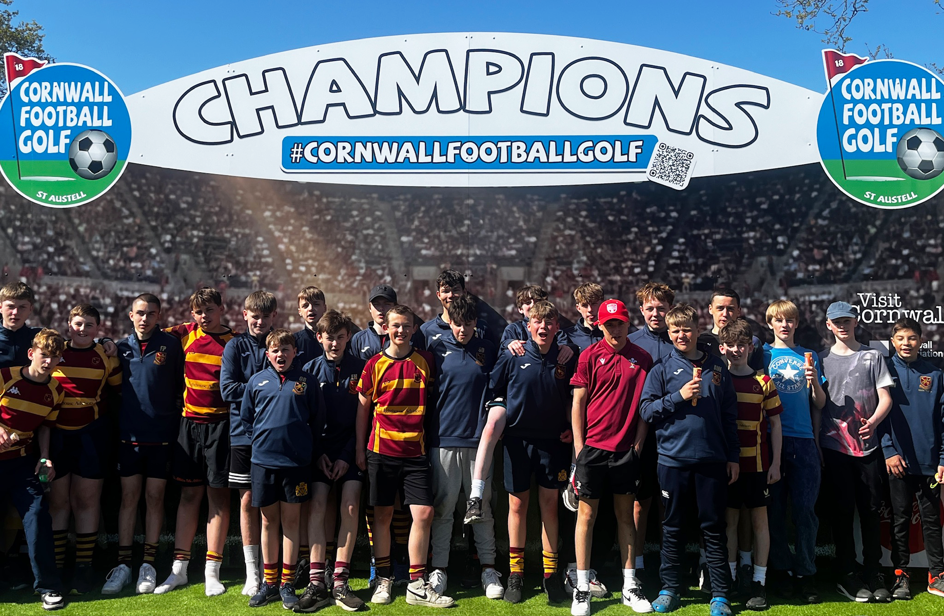 Team Building at Cornwall footballGolf