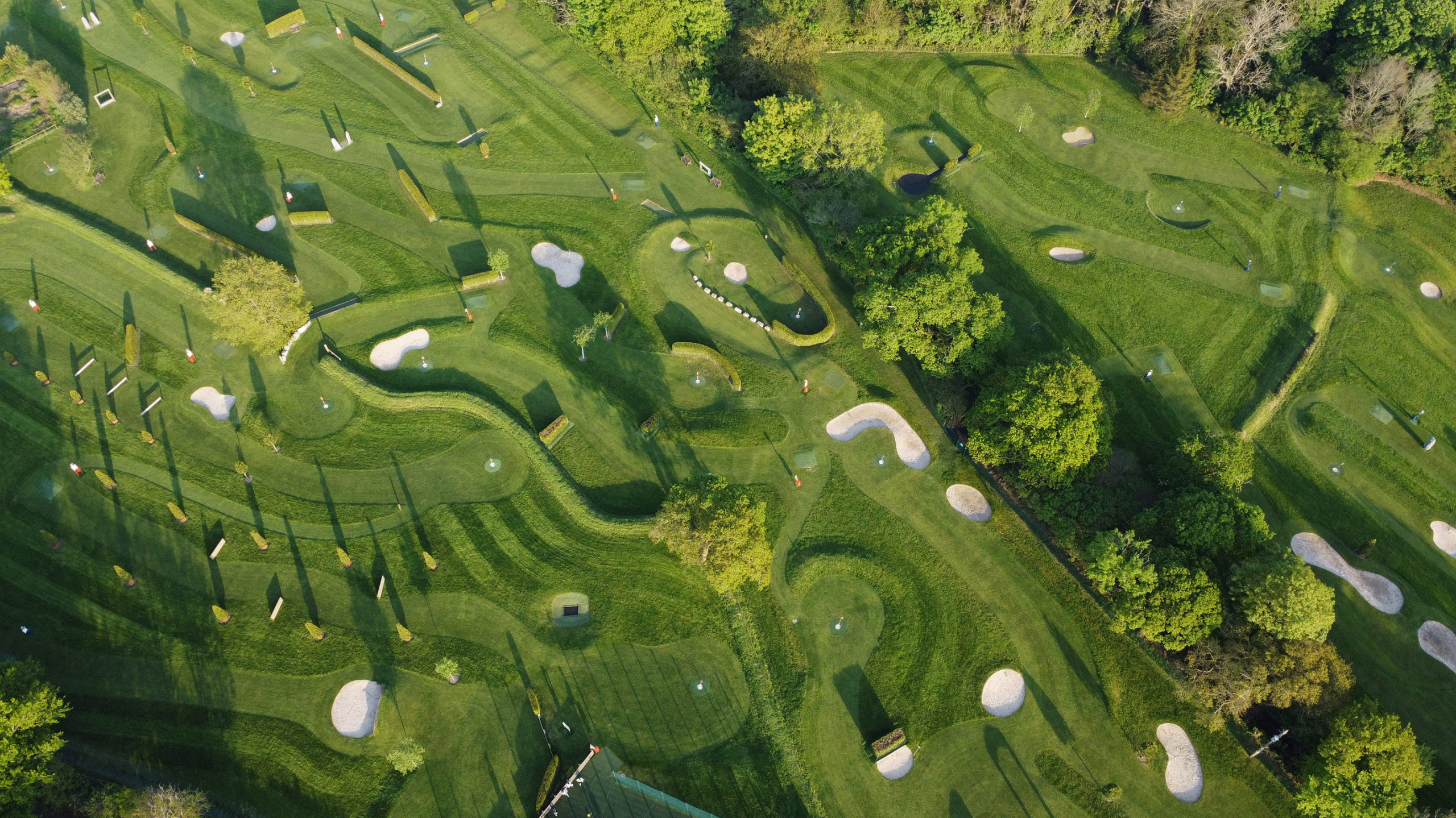 Ariel view of Best FootballGolf Course in the world