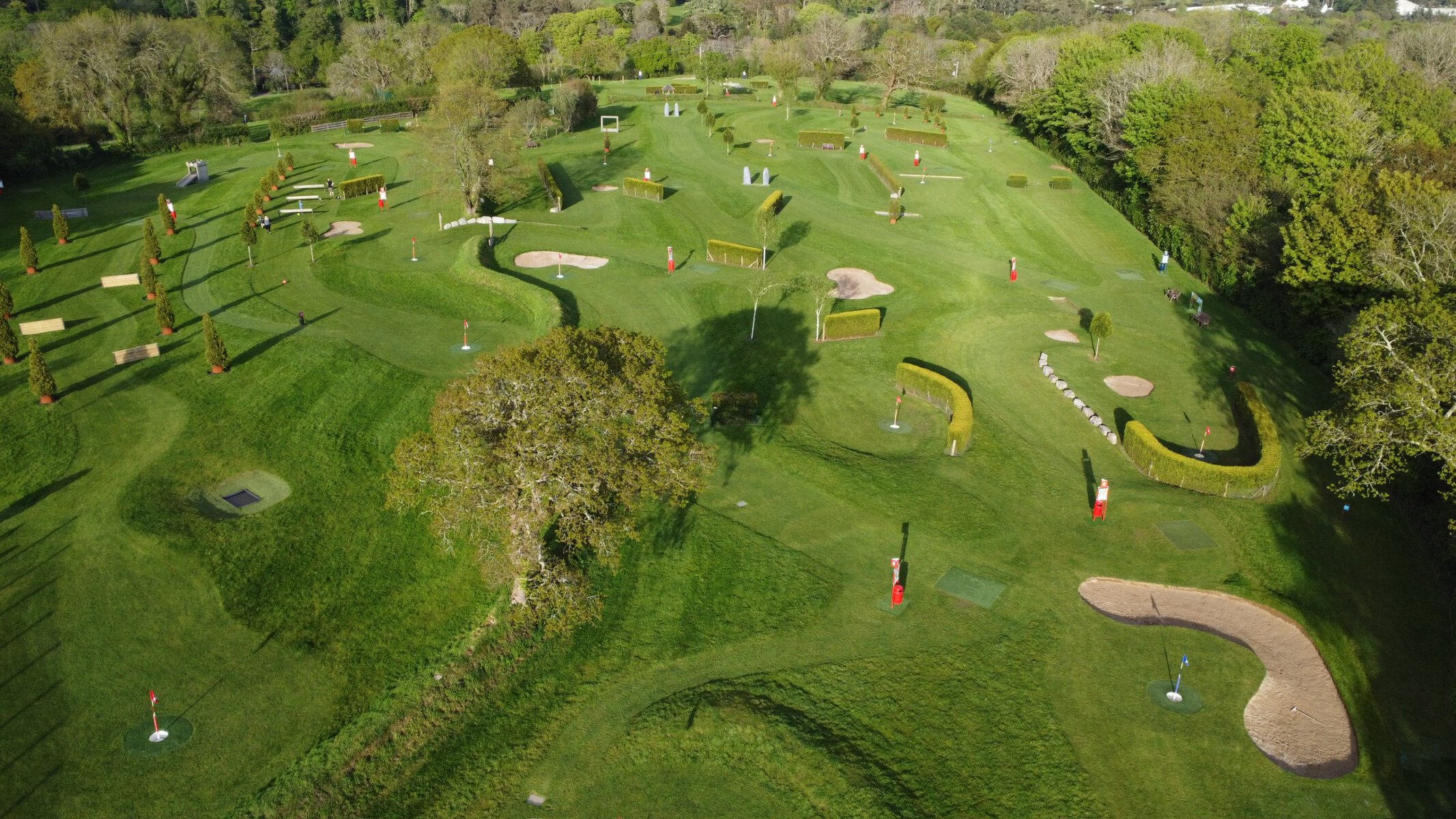 Cornwall FootballGolf Park from above